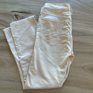 Mother High Waisted Rascal Ankle Fray jeans